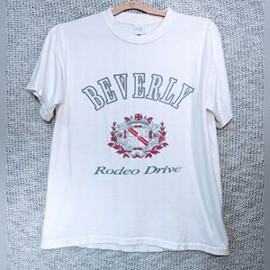 Vintage Beverly Hills Shirt *Single Stitch* Size L(M) California Rodeo Drive LA
